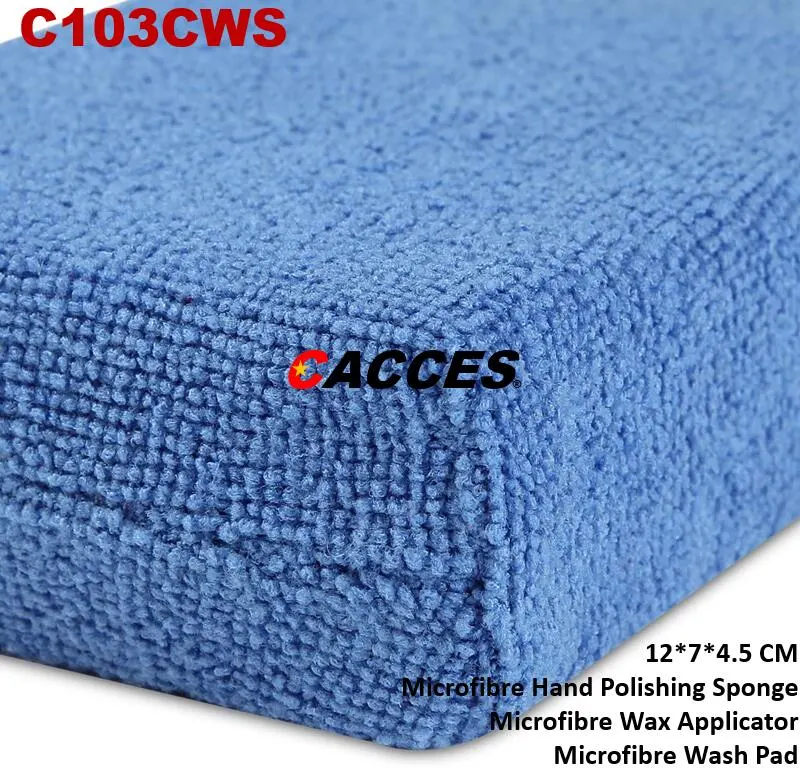 Microfiber Sponge Applicator Pack of 5/10 Sponges Wrapped in Microfiber Cloths, Strong Inside-Stitches, Washable Great for Applying Wax, Sealants &amp; Others