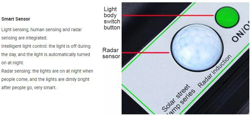 Wholesale Price 100W 150W 200W 250W Outdoor Product ABS Energy Powered Panel Flood Lamp Motion Sensor Road Outdoor Garden Wall LED All in One Solar Street Light